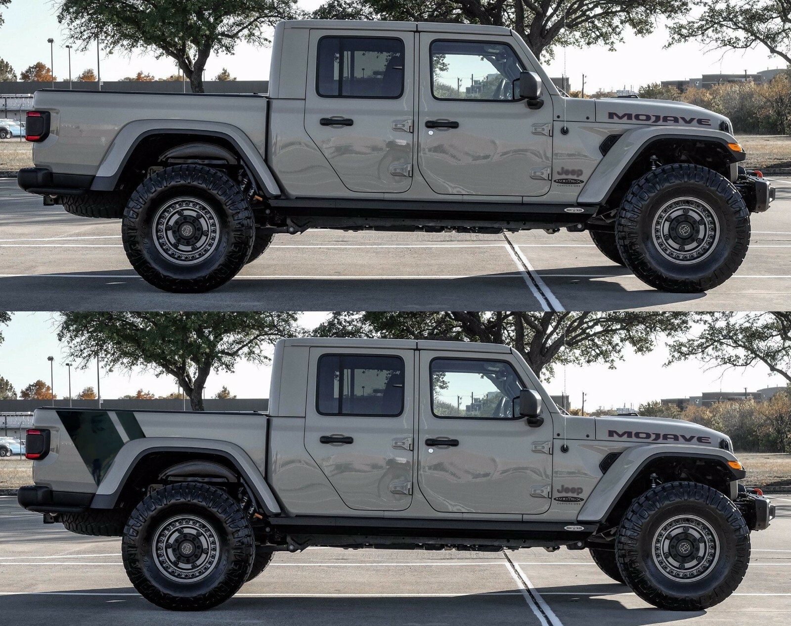 Tail Band Vinyl Stripe Kit for Jeep Gladiator Bed Side | 8 Colors