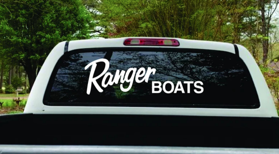 Ranger Boats Fishing Boat Pontoon Sticker Decal Graphic (2 pc) Color, Size