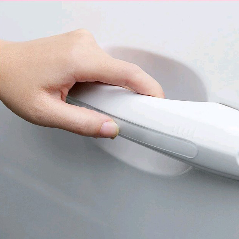 8PCS Car Door Handle Bowl Stickers Anti Scratch Protector Film Cover Accessories