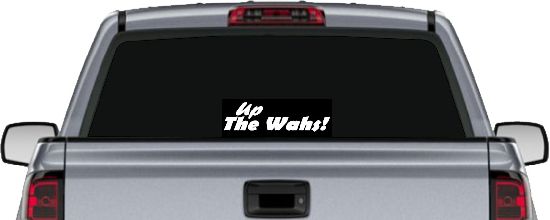 Up The Wahs! – NEW ZEALAND WARRIORS – vinyl sticker for car