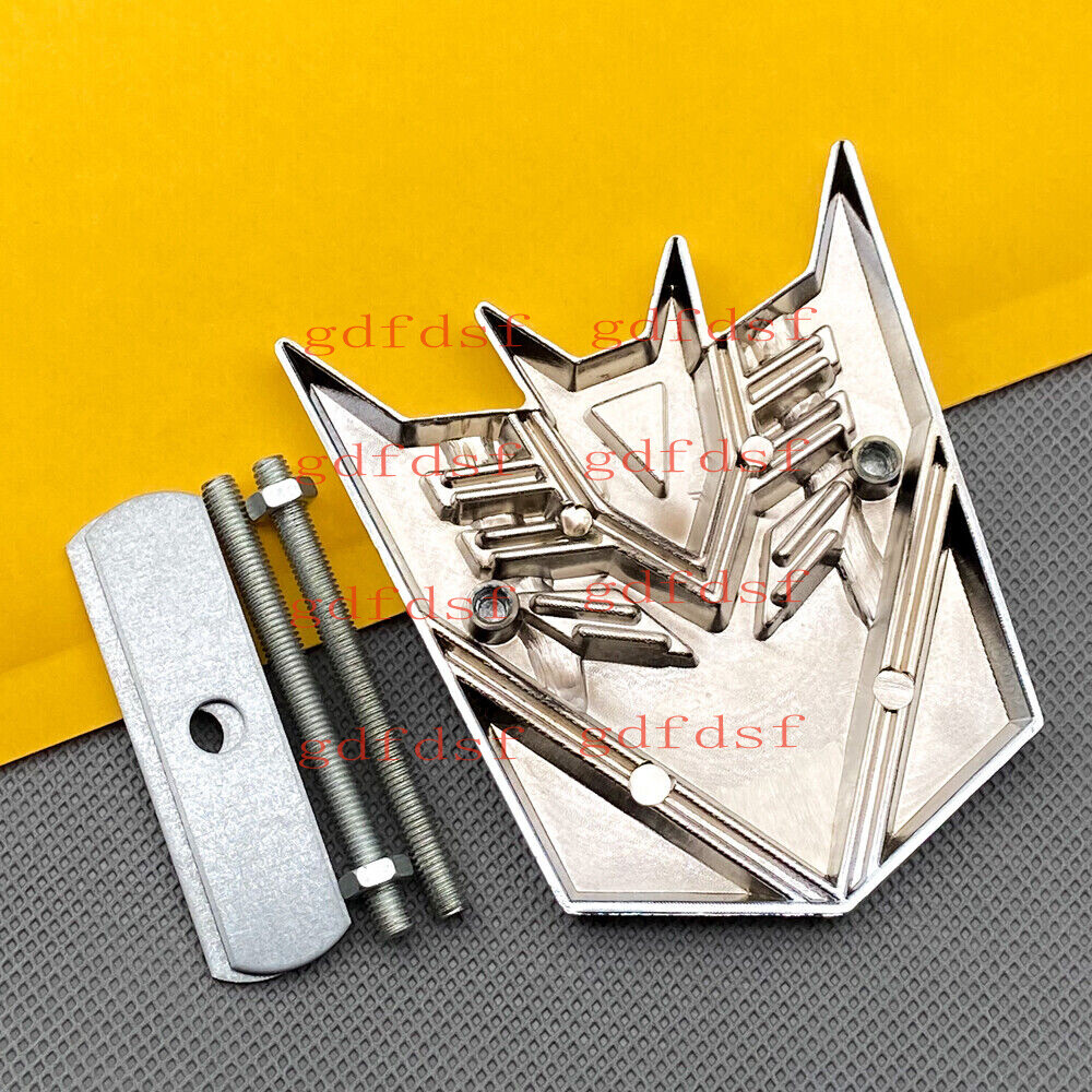 Chrome Metal self-luminous Transformers Decepticon Grille Body& Exterior Styling