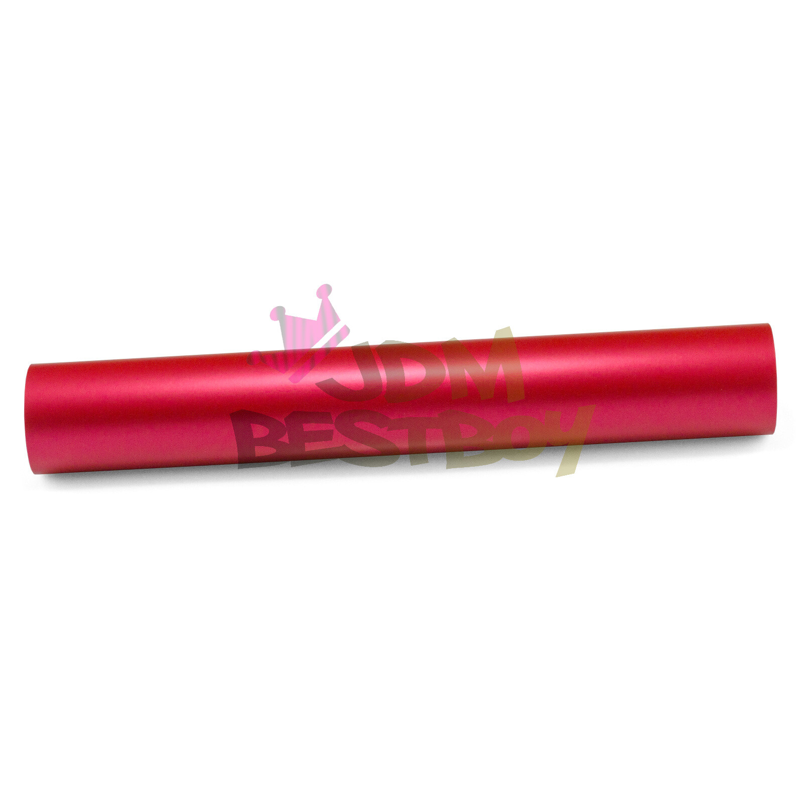 【Satin Chrome】 Pink Matte Metallic Car Vinyl Wrap Sticker Air Release Sheet Film