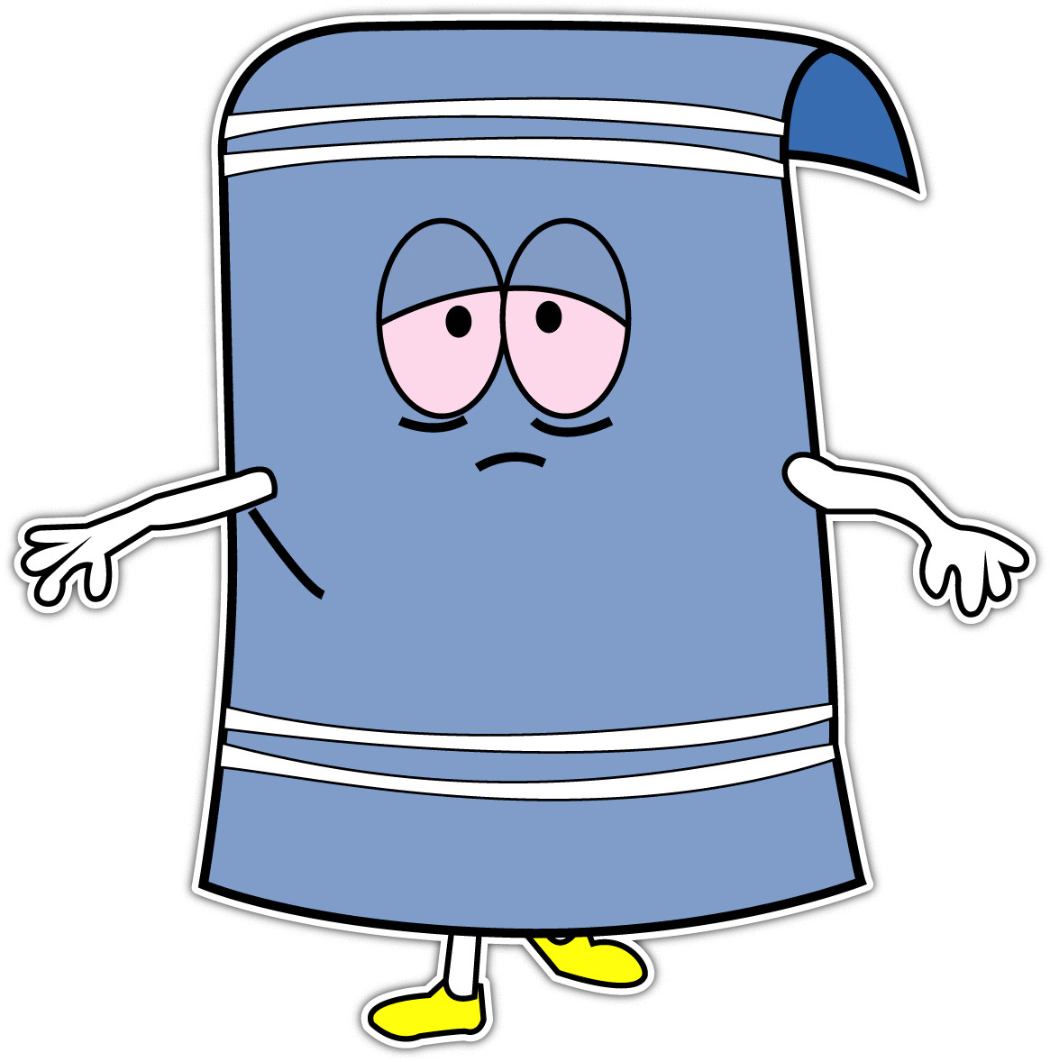 Towelie South Park Cartoon Car Bumper Window Vinyl Sticker Decal 4″X5″
