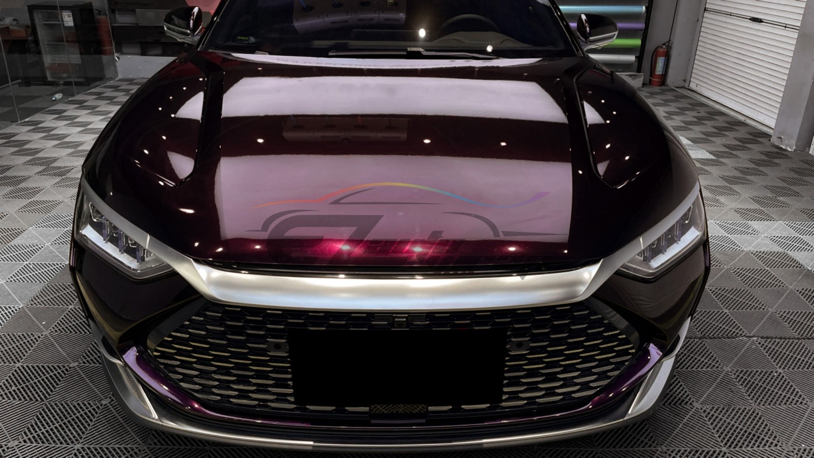 Gloss Metallic Wine Red PPF TPU Paint Protection Film Dry Wet Apply Vinyl Wrap